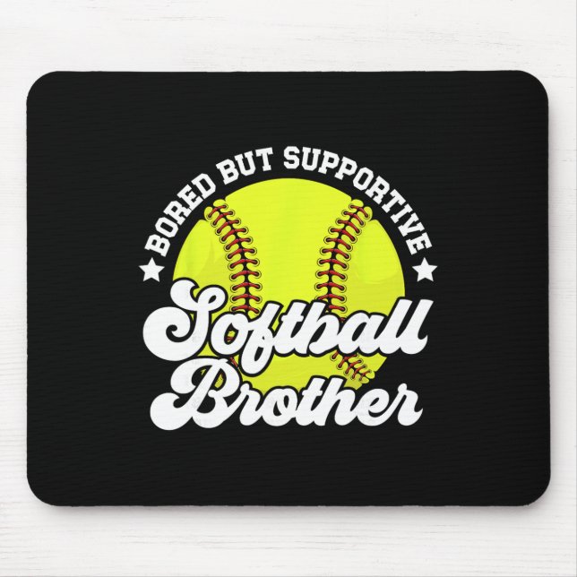 Supportive Softll Brother Softll Player's Brother  Mouse Pad (Front)