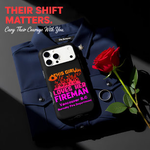 Supportive tribute to a firefighter