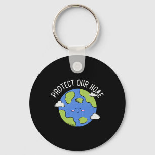 Supports Environmental Protection Happy Earth Day Key Ring