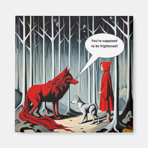Supposed to be frightened magnet