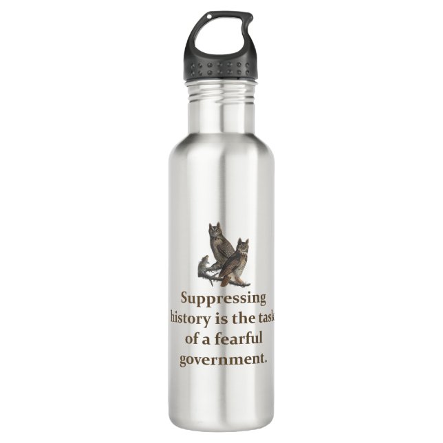 Suppressing History Is The Task - Education Quote  710 Ml Water Bottle (Front)