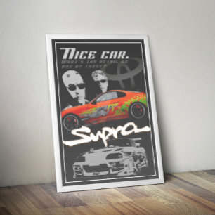Supra A80 Fast & Furious  Poster