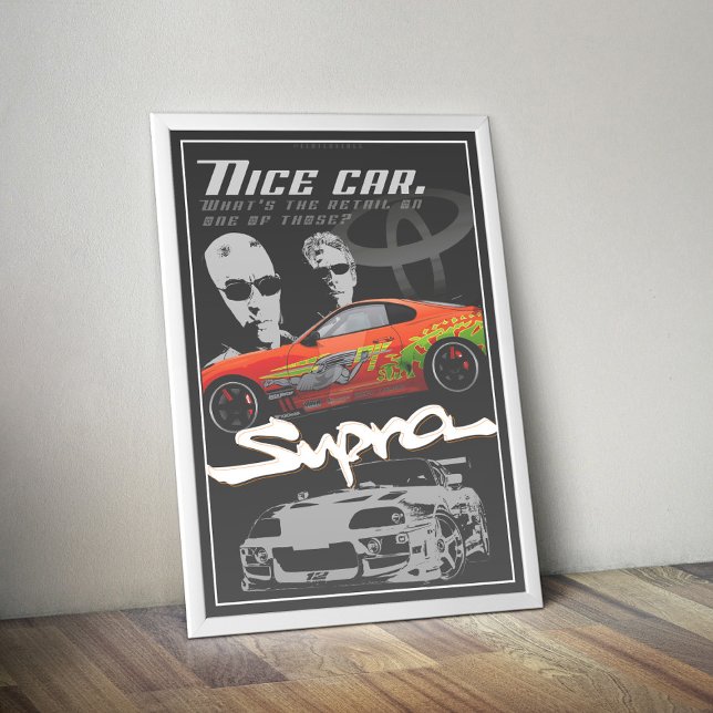 Supra A80 Fast & Furious  Poster (Creator Uploaded)