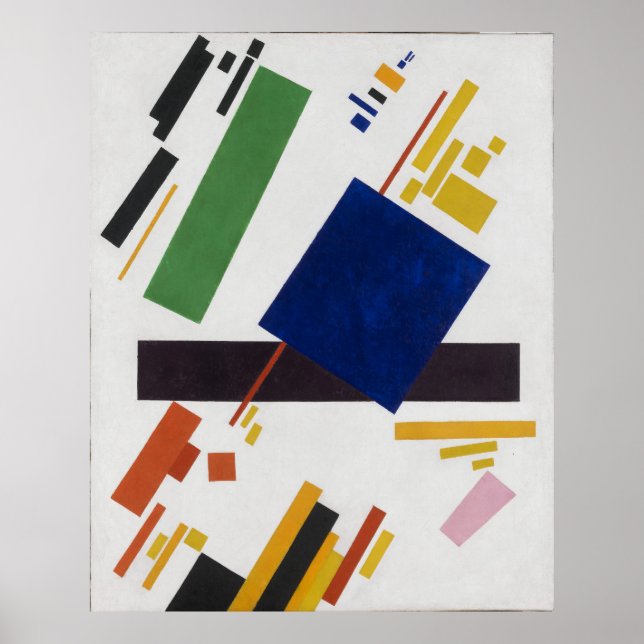 Suprematist Composition by Kazimir Malevich 1916 Poster (Front)