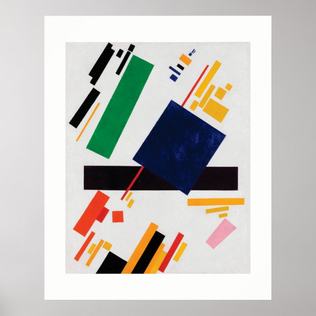 Suprematist Composition by Kazimir Malevich Poster (Front)