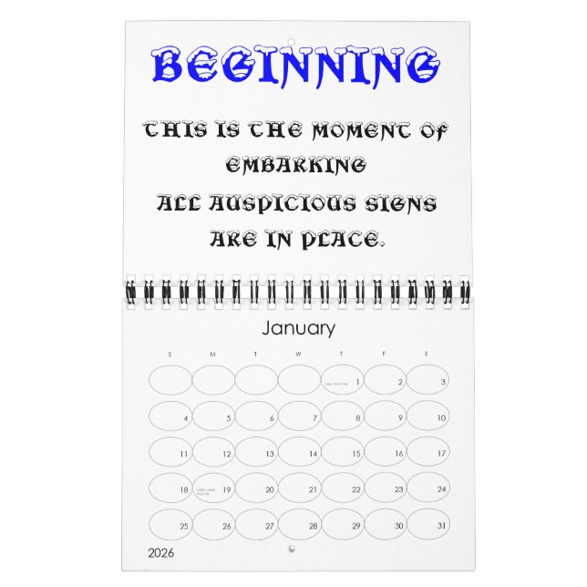 SUPREME ASSAILANT CALENDAR (Jan 2026)