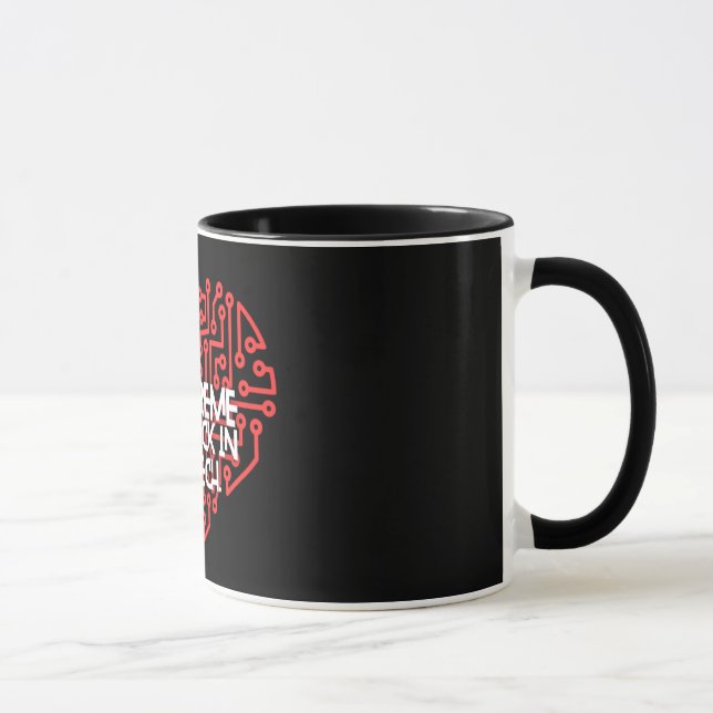 Supreme Black in Tech Mug  (Right)