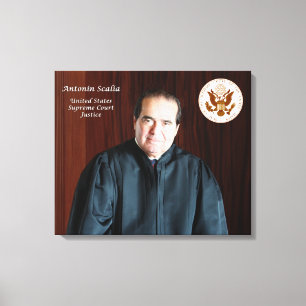Supreme Court Justice Antonin Scalia Canvas Print