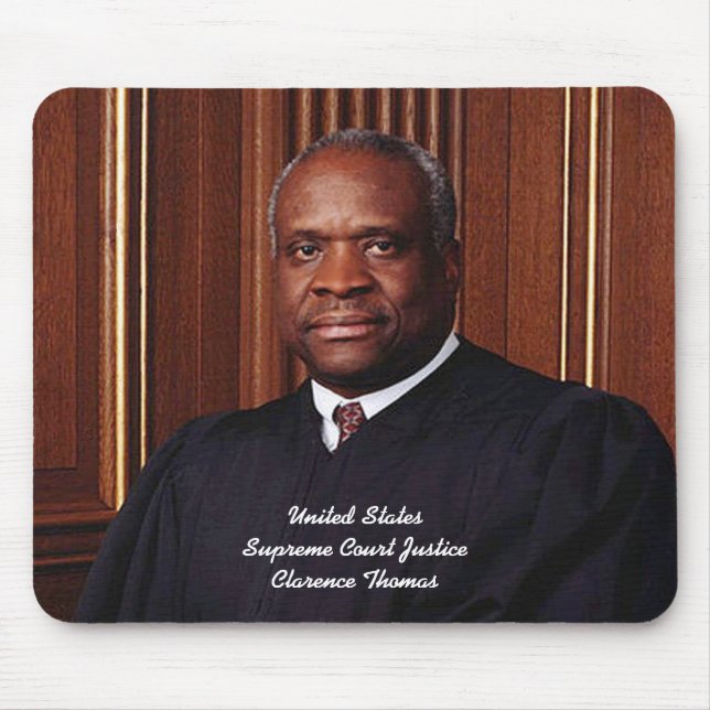 Supreme Court Justice Clarence Thomas Mouse Pad (Front)