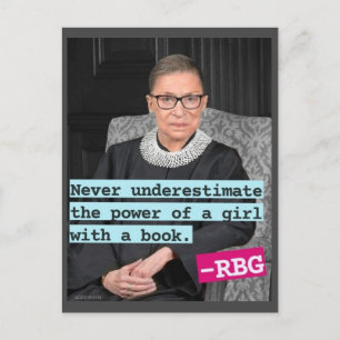 Supreme Court Justice Ruth Bader Ginsburg Postcard