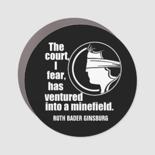 Supreme Court Ruth Bader Ginsburg Pro Choice Quote Car Magnet