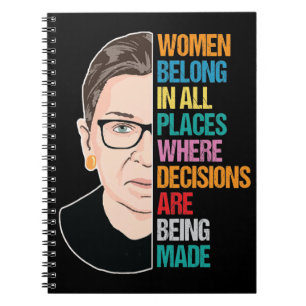Supreme Court Vote, Ruth Bader Ginsburg, I Dissent Notebook