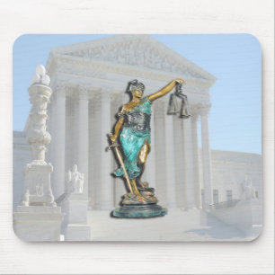 SUPREME-CT-LADY-JUSTICE MOUSE PAD