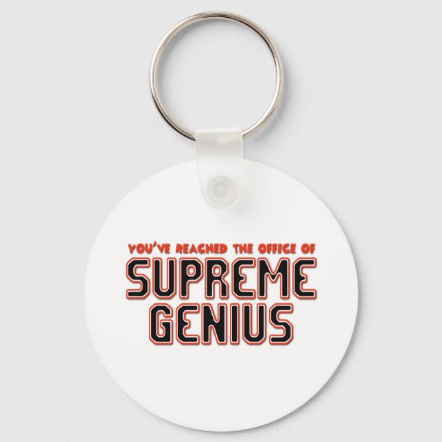 Supreme Genius Key Ring (Front)