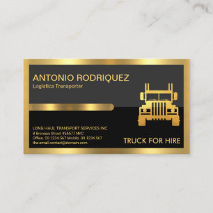 Supreme Gold Tab Frame Grey Black Layers Business Card