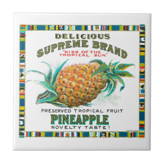 Supreme Pineapple Preserves Ceramic Tile