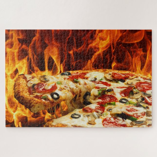Supreme Pizza Jigsaw Puzzle (Horizontal)