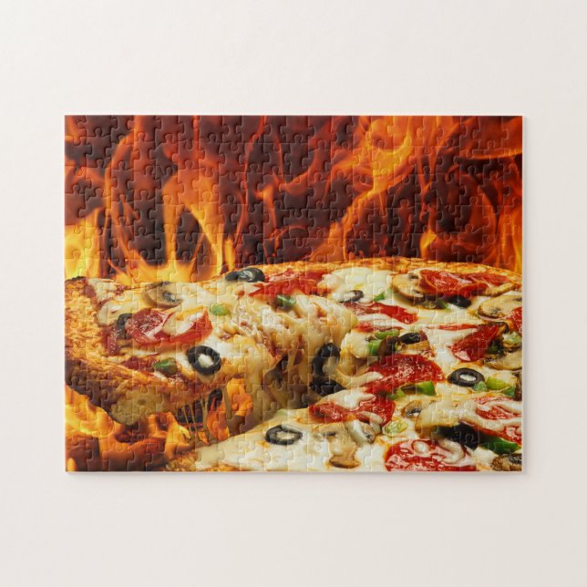 Supreme Pizza Jigsaw Puzzle (Horizontal)