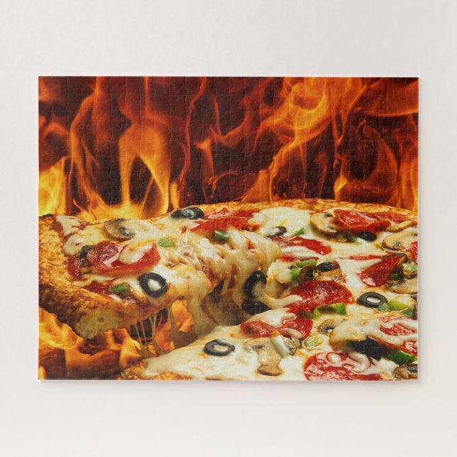 Supreme Pizza Jigsaw Puzzle (Horizontal)