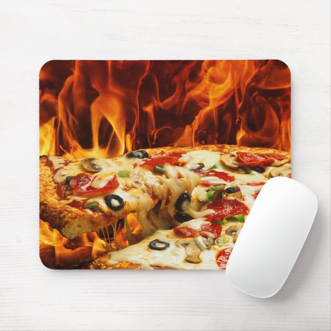 Supreme Pizza Mouse Pad (With Mouse)