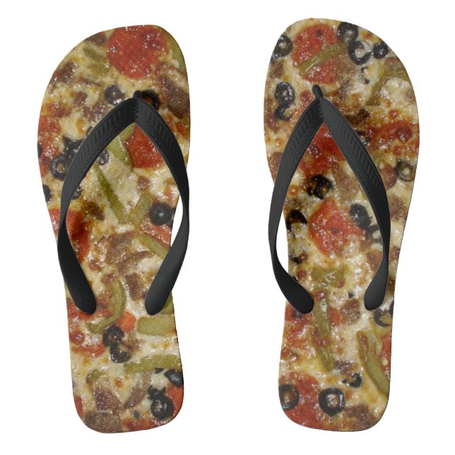 Supreme Pizza Thongs (Footbed)