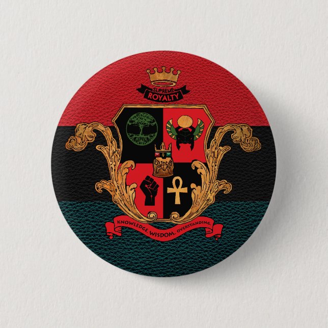 Supreme Royalty Nobility Crest Button (Tri) (Front)