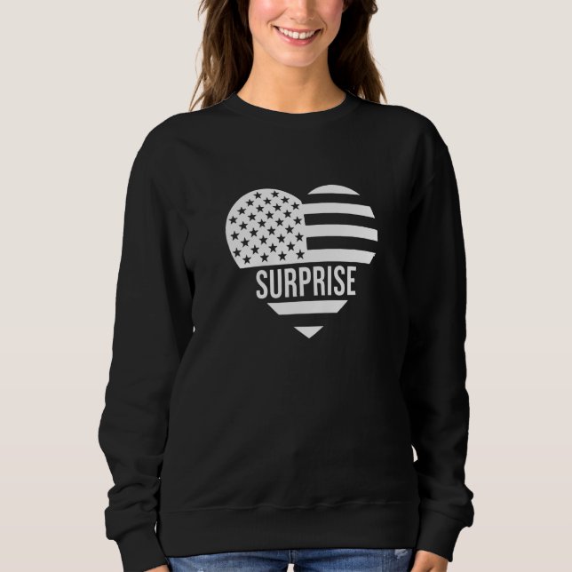 Suprise USA Flag America City Hometown Vacation Am Sweatshirt (Front)