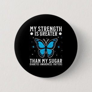 Suprt Diabetes Awareness Month Diabetes For Women  6 Cm Round Badge