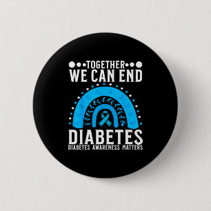 Suprt Diabetes Awareness Month For Diabetes Women  6 Cm Round Badge