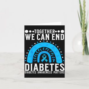 Suprt Diabetes Awareness Month For Diabetes Women Card