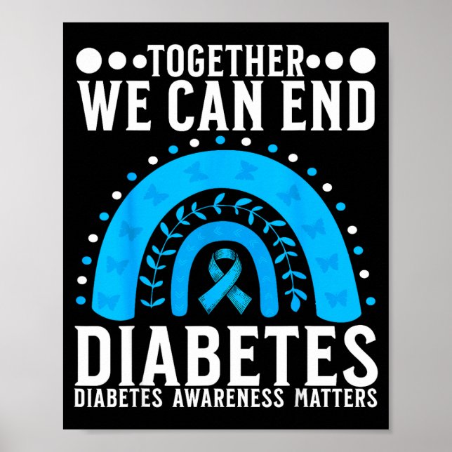 Suprt Diabetes Awareness Month For Diabetes Women  Poster (Front)