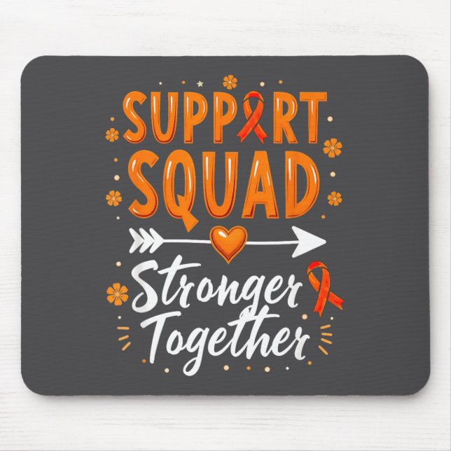 Suprt Squad Adhd Awareness  Mouse Pad (Front)