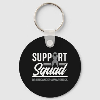 Suprt Squad Brain Tumour Suprt Brain Cancer Key Ring