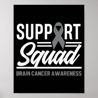 Suprt Squad Brain Tumour Suprt Brain Cancer Poster