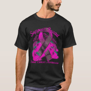 Suprt Squad Breast Cancer Awareness Nk Ribbon Wome T-Shirt