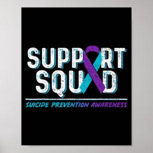 Suprt Squad Suprt Suicide Prevention Awareness Rib Poster