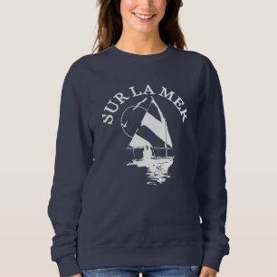 Sur La Mer Sweatshirt   Get Discounted Price