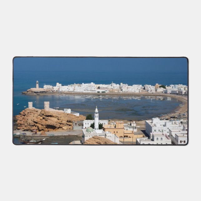 Sur town near Muscat - Oman Desk Mat (Front)