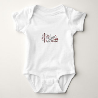 Surah Al-Fatiha Wordle Baby Bodysuit