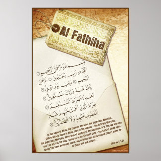 Surah Fathiha Poster