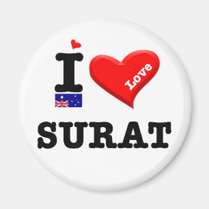 SURAT - I Love Magnet