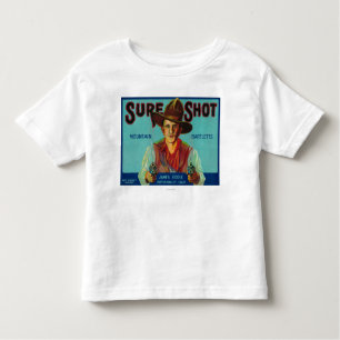 Sure Shot Pear Crate LabelPotter Valley, CA Toddler T-Shirt