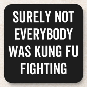 Surely Not Everybody Was Kung Fu Fighting Coaster