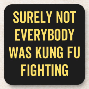 Surely Not Everybody Was Kung Fu Fighting Coaster