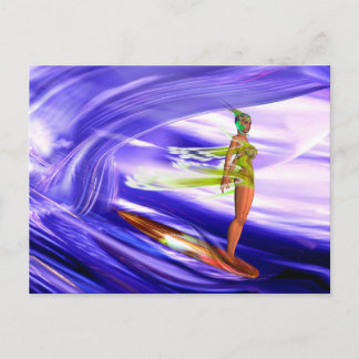 Surf 3 FLATf F Postcard