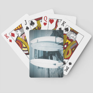 Surf 3 surfboards quiver blue surfboard surfing playing cards