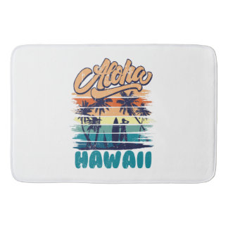 Surf - Aloha Hawaii Bath Mat
