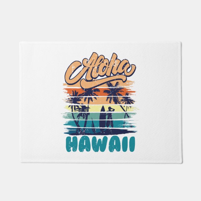 Surf - Aloha Hawaii Doormat (Front)