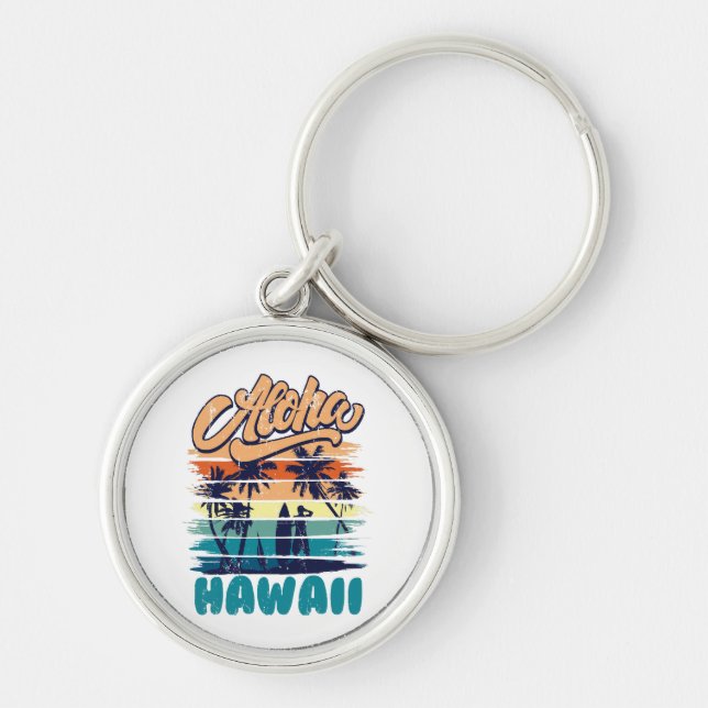 Surf - Aloha Hawaii Key Ring (Front)