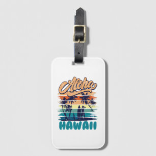 Surf - Aloha Hawaii Luggage Tag